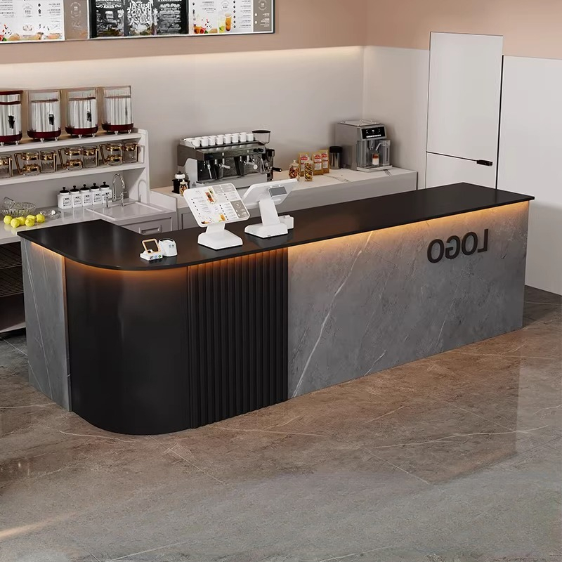 Home Office Tienda - เคาน์เตอร์ต้อนรับสวยงามทันสมัย ตกแต่งภายในอย่างมืออาชีพ เคาน์เตอร์ต้อนรับหรูหรา โต๊ะโชว์สินค้า ผลิตภัณฑ์สำหรับบ้าน