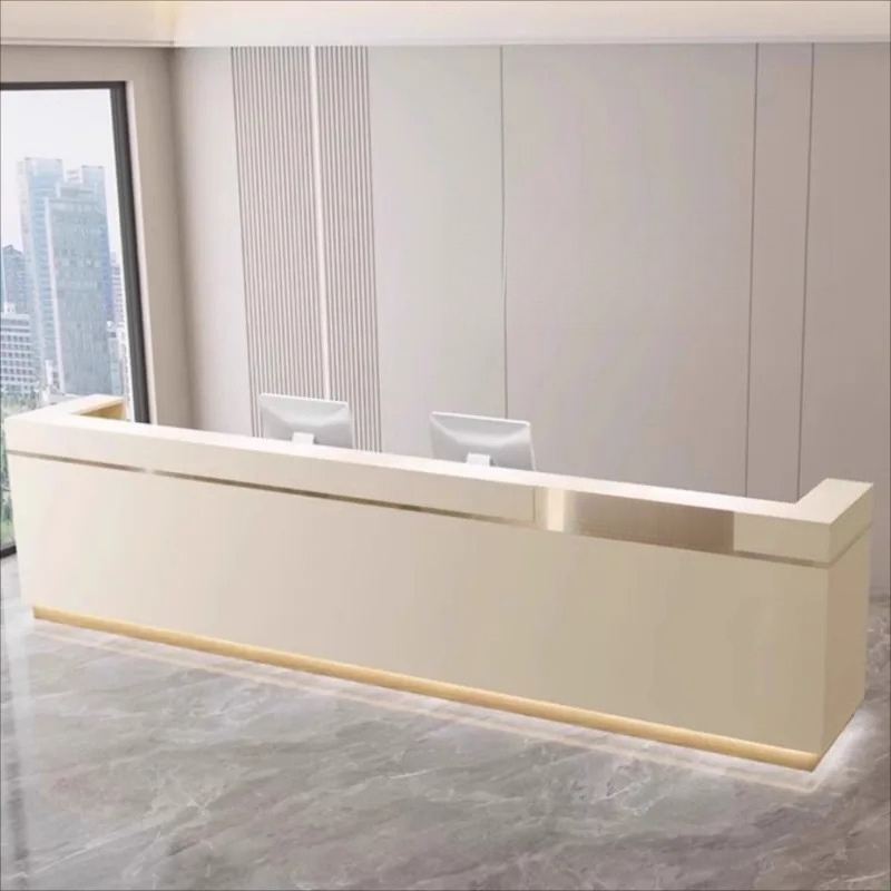Home Office Tienda - โต๊ะประชาสัมพันธ์ โต๊ะร้านค้า โต๊ะเคาน์เตอร์บ้าน โต๊ะร้านเสริมสวย แท่นพูด โต๊ะประชาสัมพันธ์หรูหรา