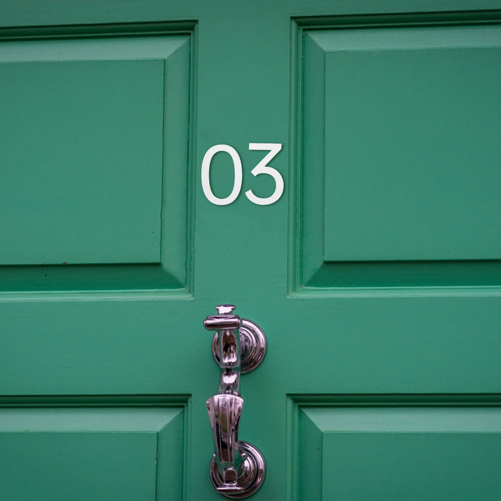 Address Home Office - ป้ายเลขที่บ้านอะคริลิก 10 ชิ้น แบบ 3D ทันสมัย