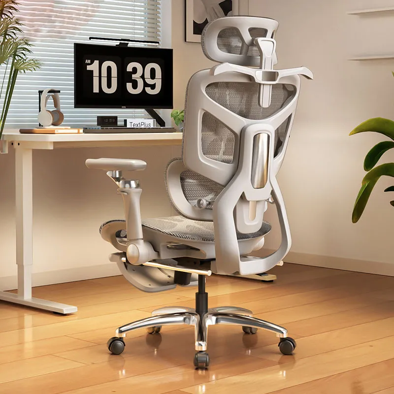 Home Office Ergonomics - เก้าอี้คอมพิวเตอร์ตามหลักสรีรศาสตร์พร้อมพนักพิงหลัง เก้าอี้เล่นเกมสำหรับใช้ในบ้าน นั่งสบาย ปรับเอนได้ เหมาะสำหรับผู้ชายที่ทำงานนั่งมาก