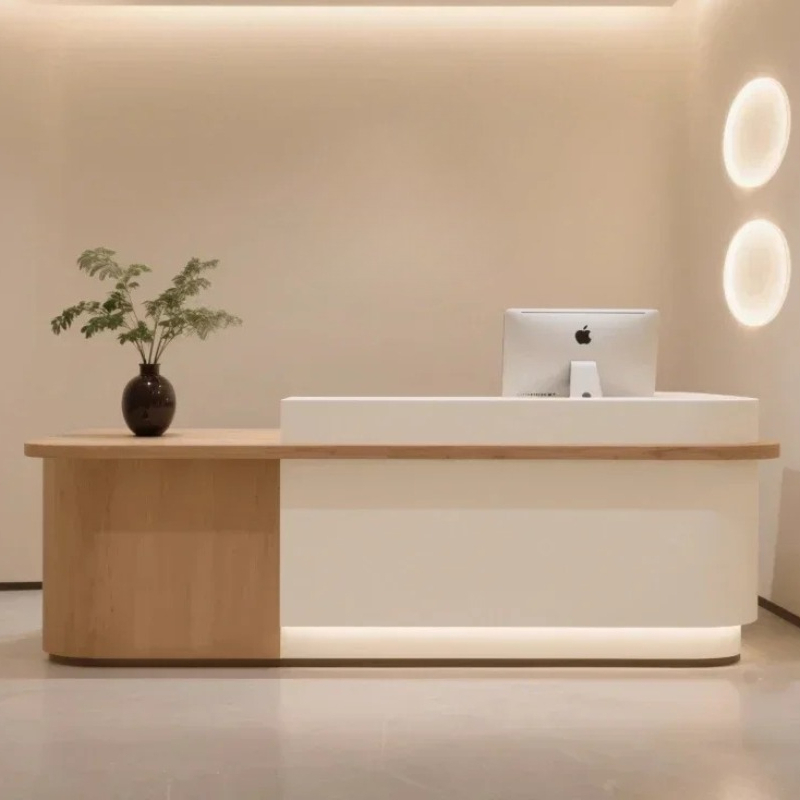 Home Office Tienda - เคาน์เตอร์โปรโมชั่นสุดหรูสำหรับบ้าน โต๊ะต้อนรับคุณภาพสูง บริการลูกค้าอย่างมีระดับ ดีไซน์สวยงาม โต๊ะโชว์สินค้า เฟอร์นิเจอร์ร้านค้า