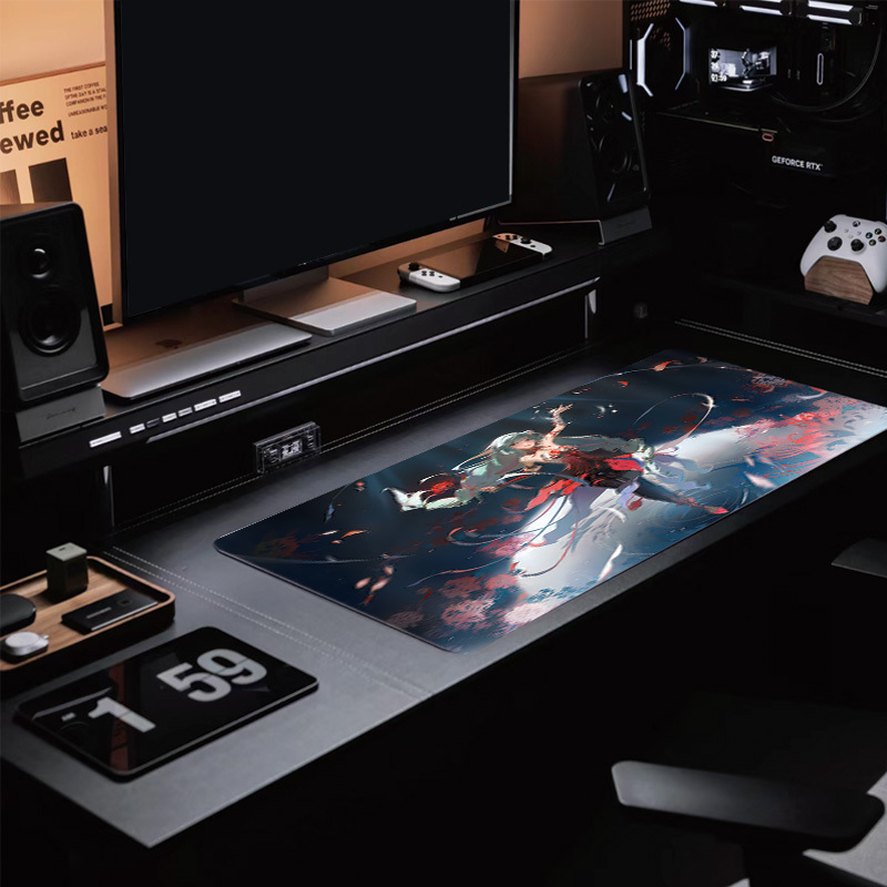 แผ่นรองเมาส์ลายการ์ตูนสาวเต้นร - Mousepad Xl Extended บทวิจารณ์และราคา