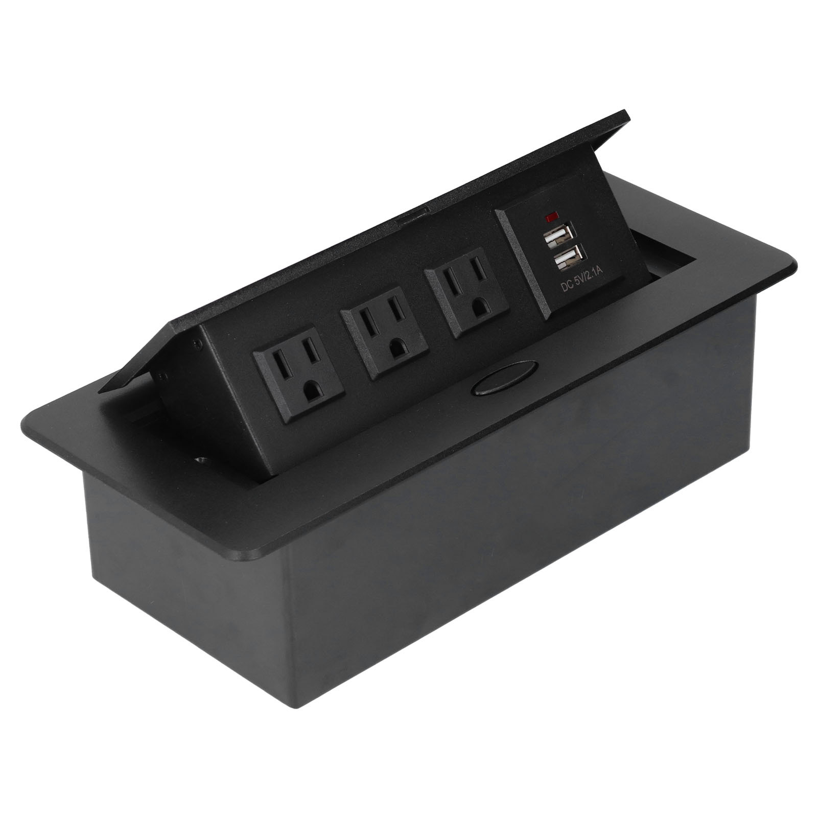 ปลั๊กไฟเปิดช้ากันน้ำโมเดิร์นรา - Power Strip Desk บทวิจารณ์และราคา