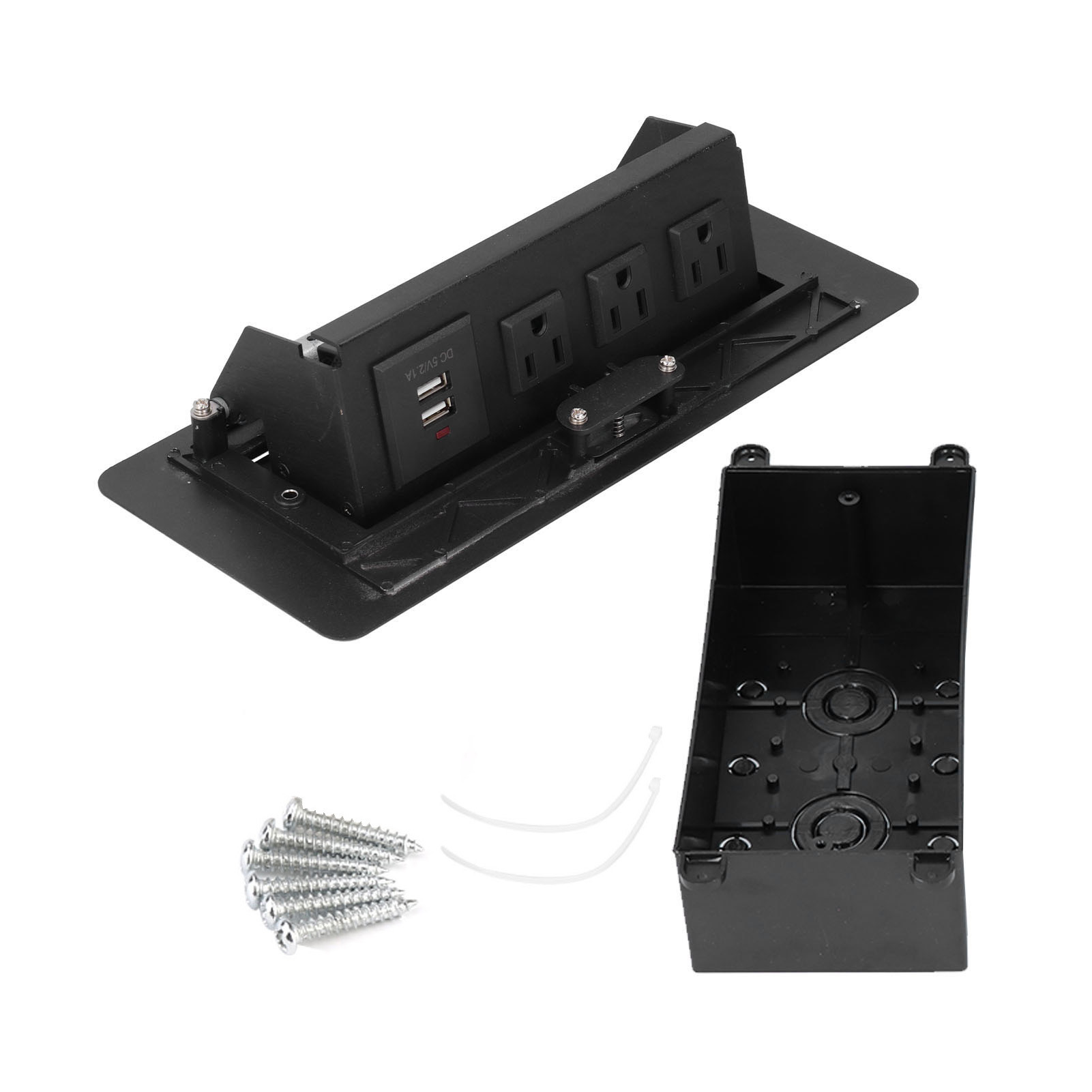 ปลั๊กไฟเปิดช้ากันน้ำโมเดิร์นรา - Power Strip Desk บทวิจารณ์และราคา