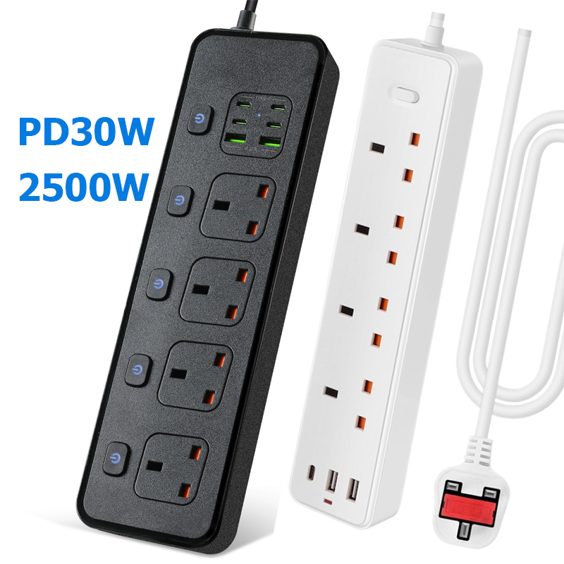 Power Strip ซ็อกเก็ตไฟฟ้า UK ข - Power Strip Desk บทวิจารณ์และราคา