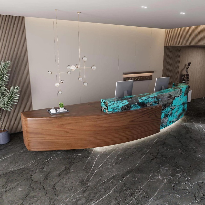 โต๊ะต้อนรับหรูหราสำหรับจัดแสดง - Home Office Tienda บทวิจารณ์และราคา