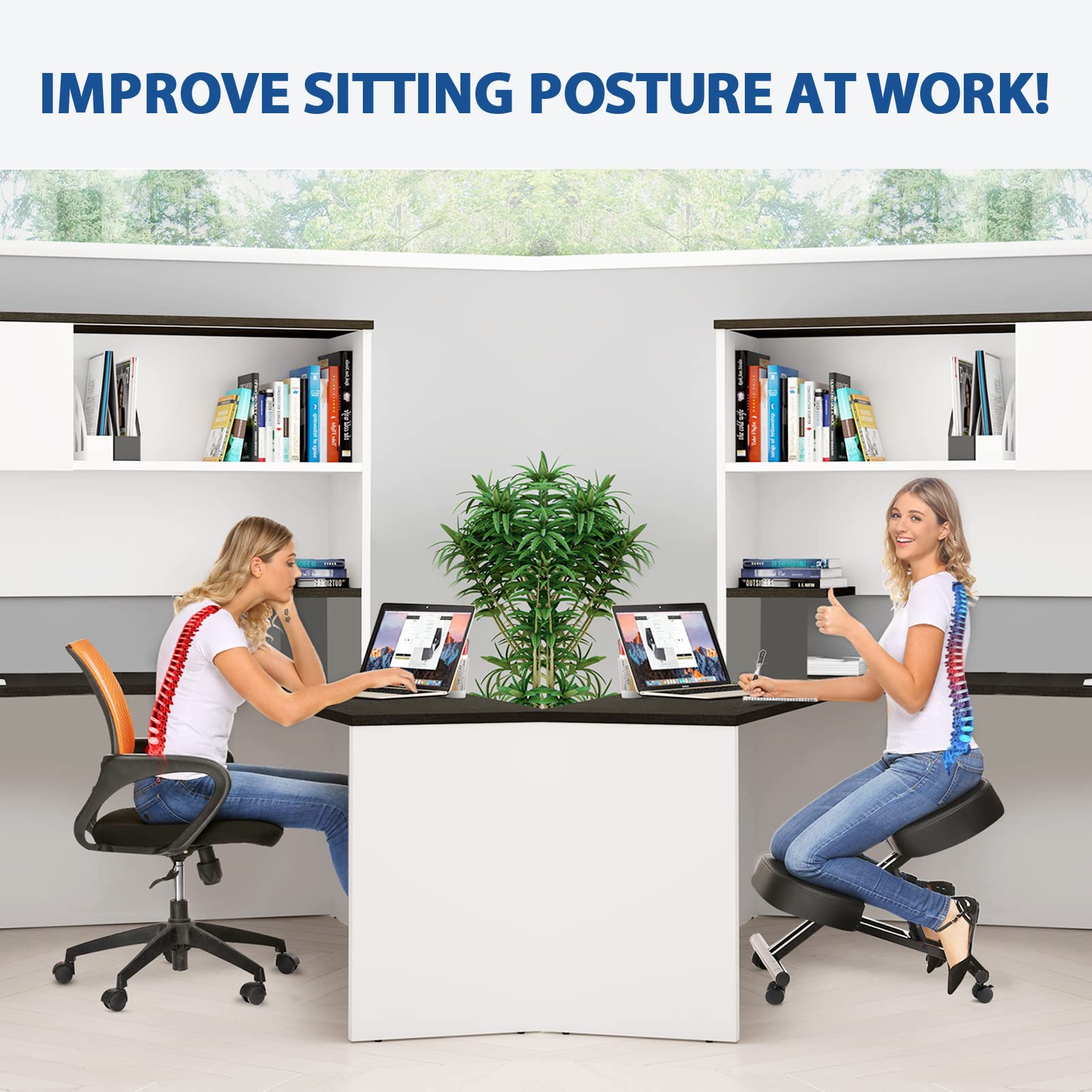เก้าอี้นั่งคุกเข่าตามหลักสรีรศ - Home Office Ergonomics บทวิจารณ์และราคา