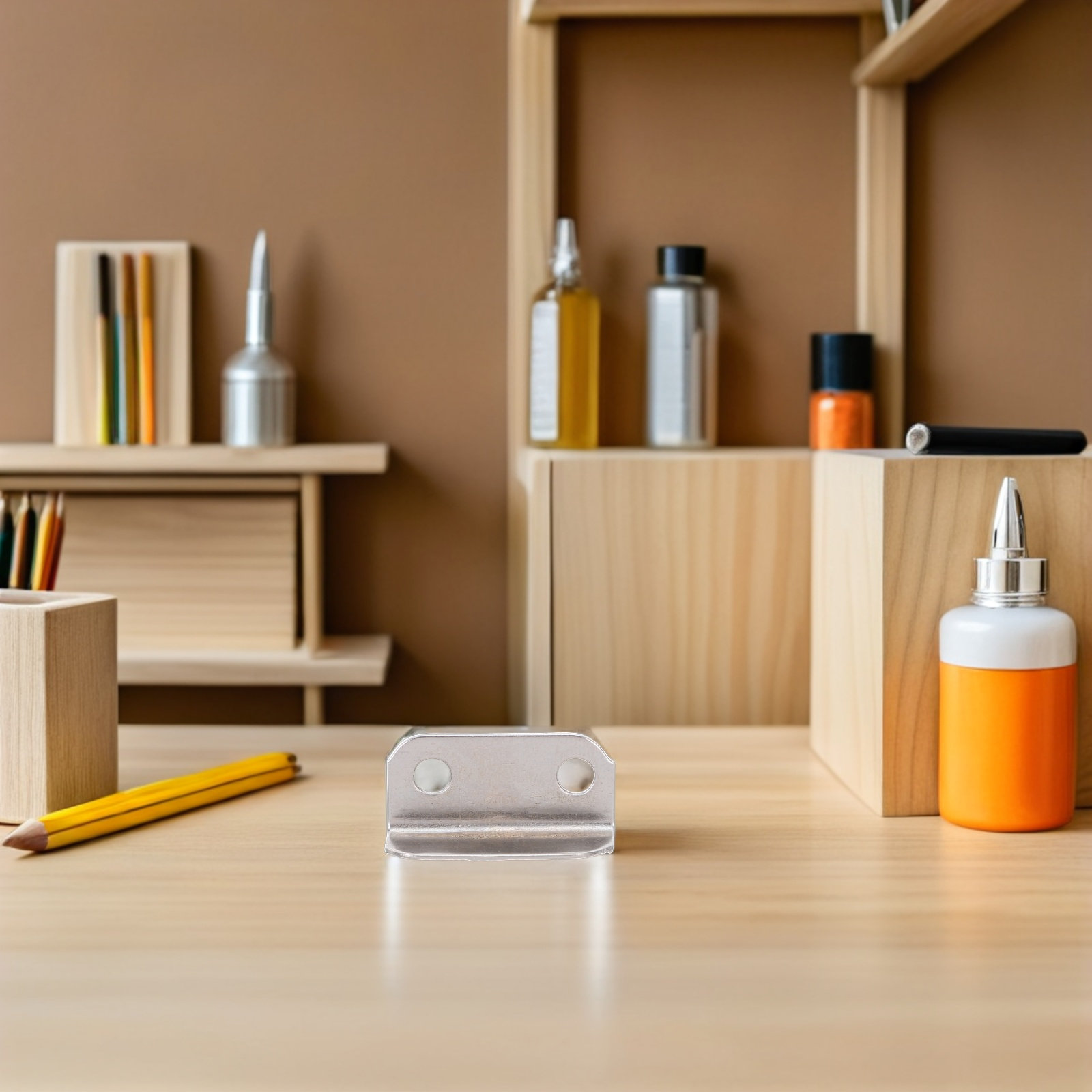 แผ่นล็อคตู้แบบมุมฉาก 100 ชิ้น  - Home Office L Shaped Desk บทวิจารณ์และราคา