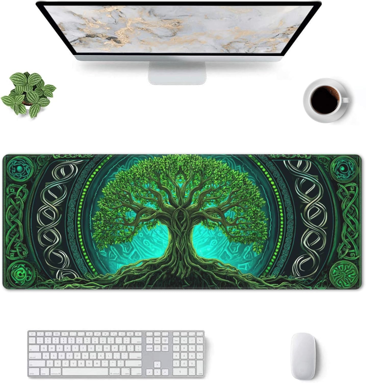 แผ่นรองเมาส์สำหรับเล่นเกมธีมต้ - Mousepad Xl Extended บทวิจารณ์และราคา