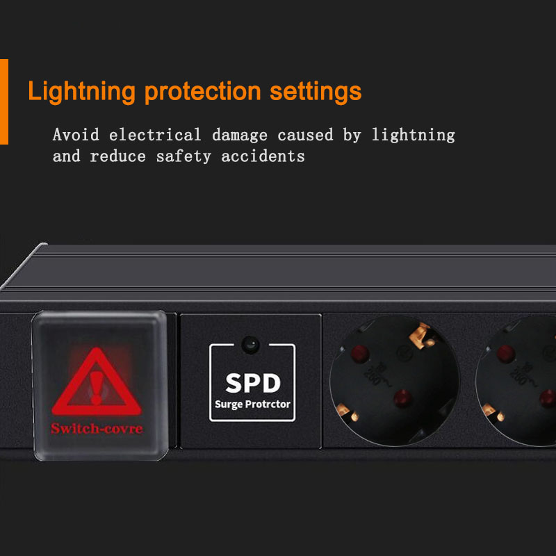 อลูมิเนียมอุตสาหกรรม19นิ้ว PDU - Power Strip Desk บทวิจารณ์และราคา
