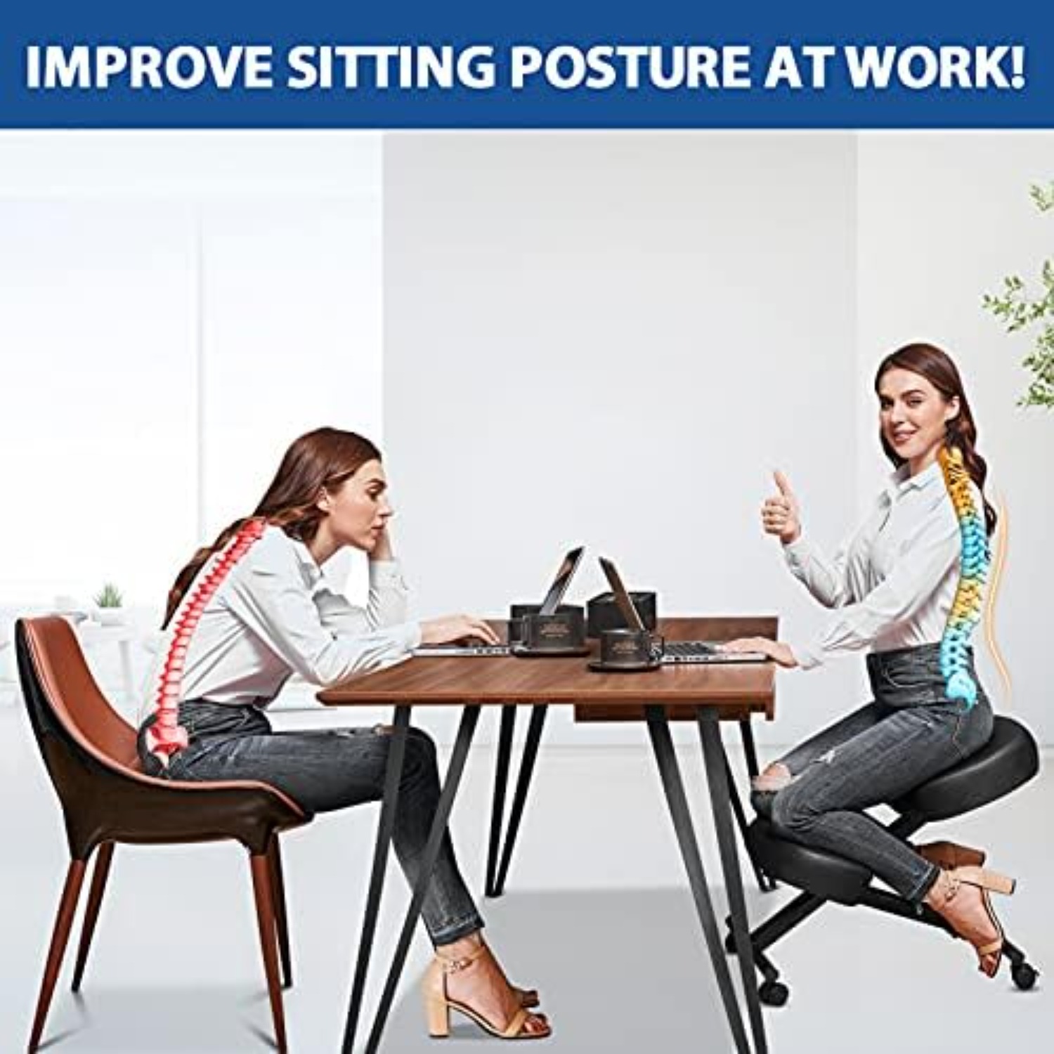 เก้าอี้นั่งคุกเข่าเพื่อสุขภาพส - Home Office Ergonomics บทวิจารณ์และราคา