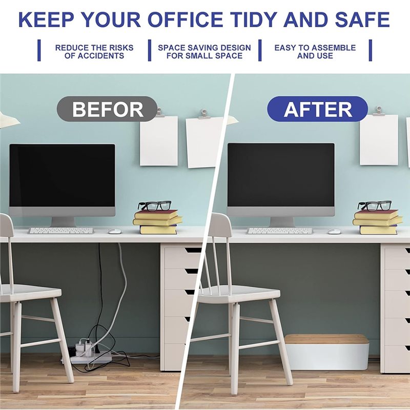 กล่องจัดการสายเคเบิล ABKP แบบไ - Power Strip Desk บทวิจารณ์และราคา