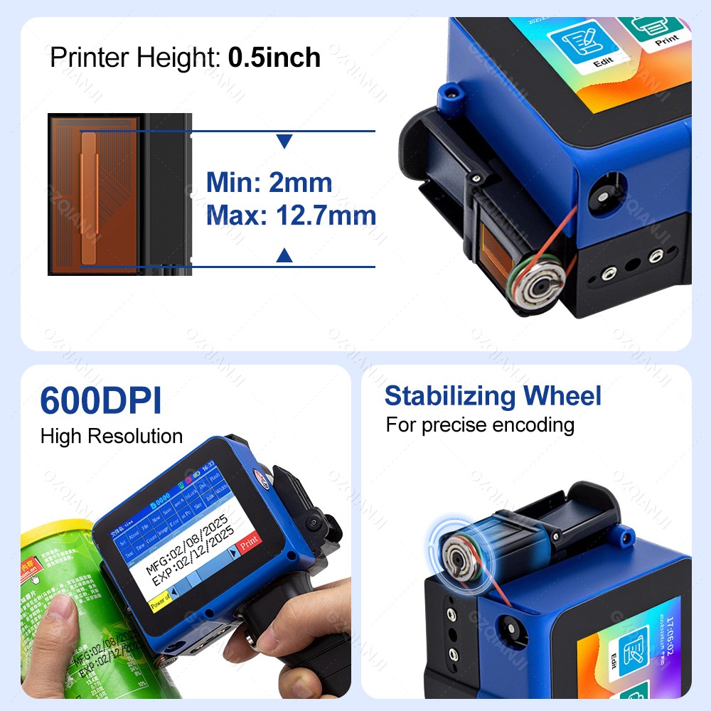 เครื่องพิมพ์อิงค์เจ็ทแบบมือถือ - Label Maker Machine บทวิจารณ์และราคา
