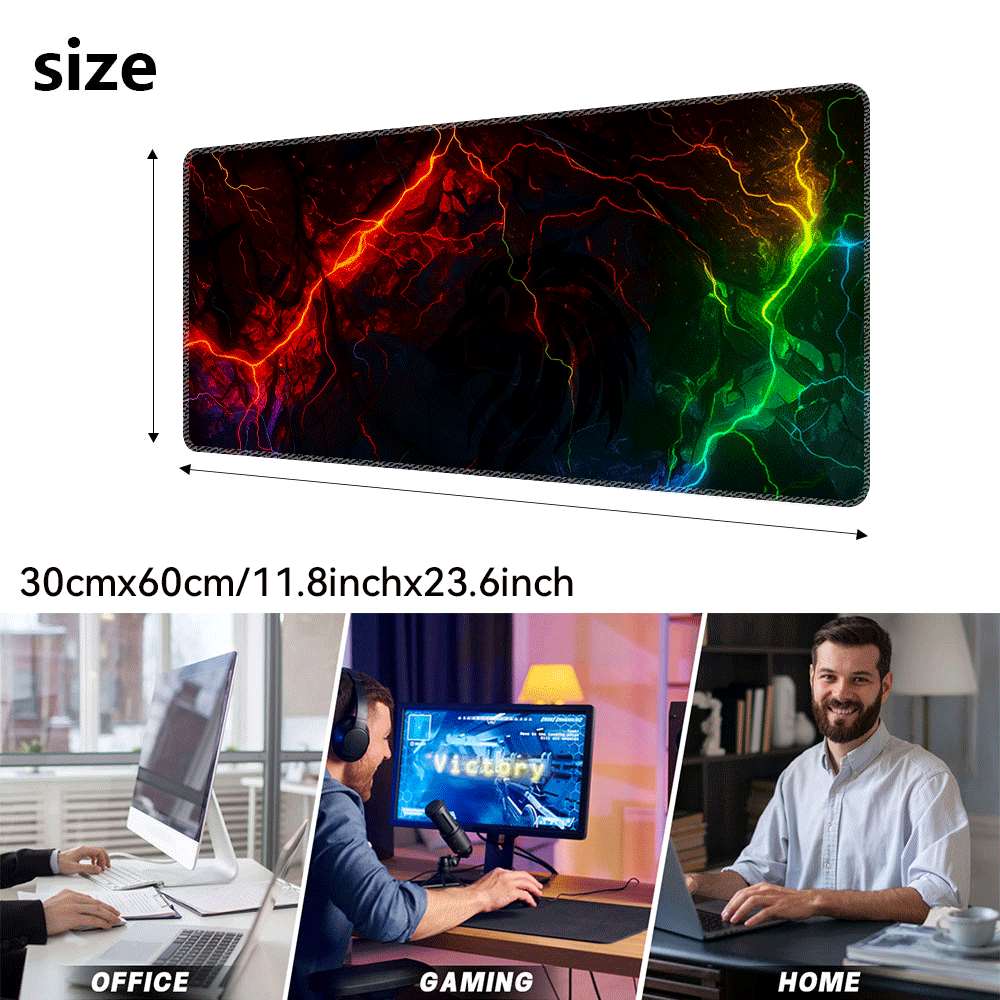 แผ่นรองเมาส์เกมมิ่งสีสันสดใส X - Mousepad Xl Extended บทวิจารณ์และราคา