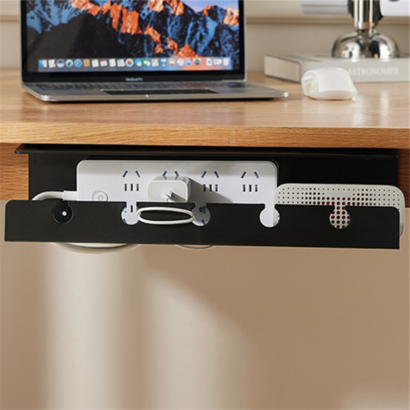 NEW* ถาดจัดเก็บสายเคเบิลใต้โต๊ - Power Strip Desk บทวิจารณ์และราคา
