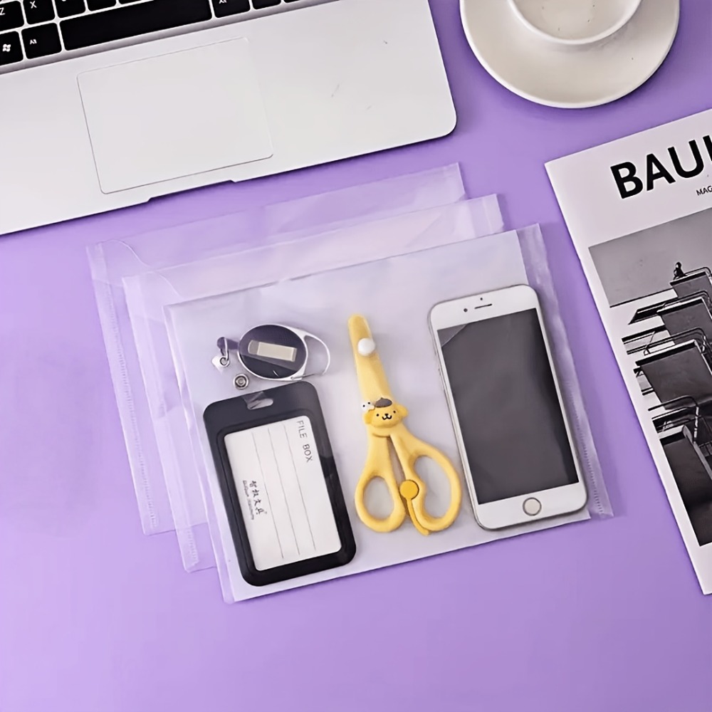 ซองใส่เอกสารแบบใสหนา 6 ชิ้น ขน - Home Office Student บทวิจารณ์และราคา