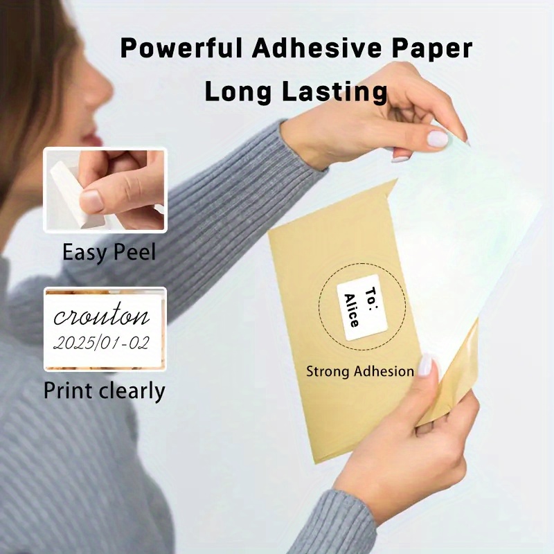 กระดาษสติกเกอร์ความร้อน 6 ม้วน - Label Maker Machine บทวิจารณ์และราคา