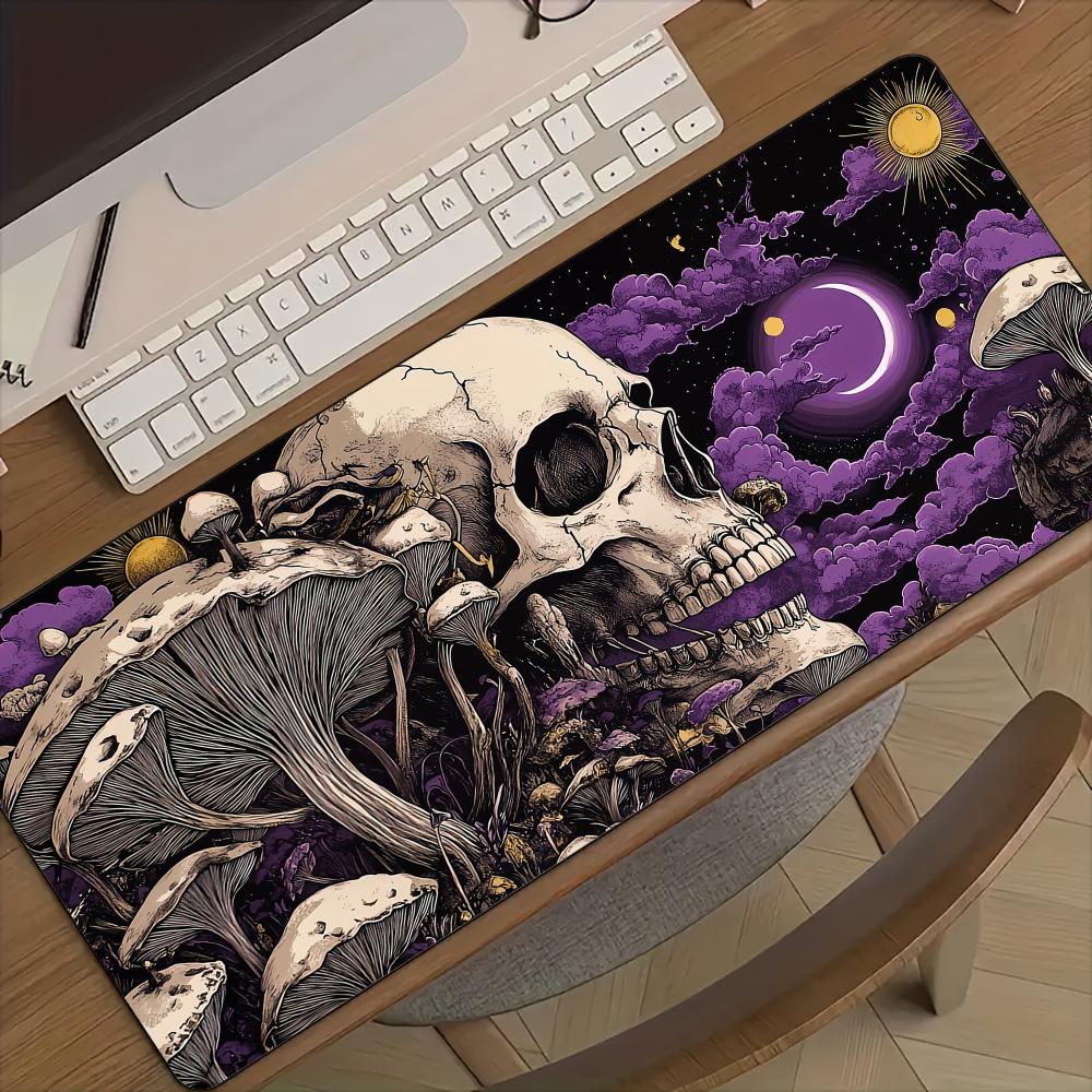 แผ่นรองเมาส์ลายเห็ดและหัวกะโหล - Mousepad Xl Extended บทวิจารณ์และราคา