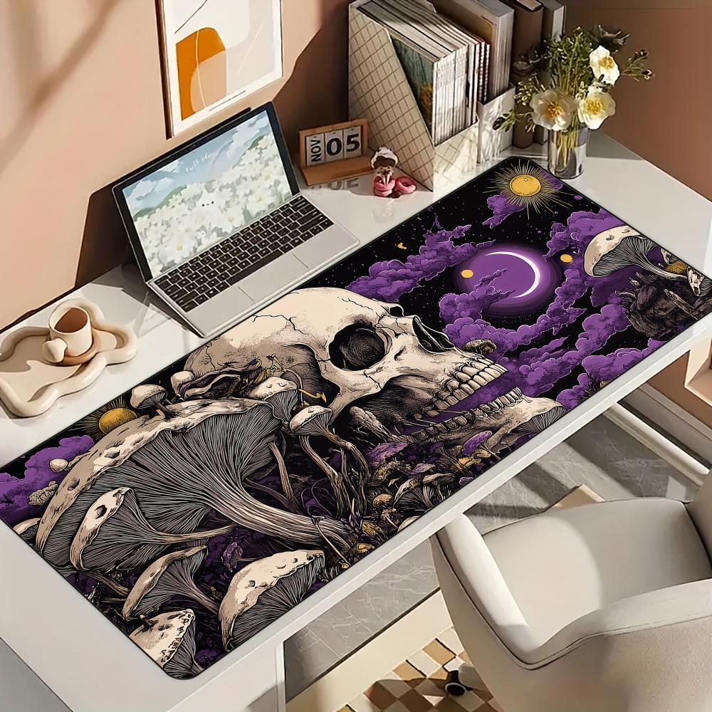 แผ่นรองเมาส์ลายเห็ดและหัวกะโหล - Mousepad Xl Extended บทวิจารณ์และราคา