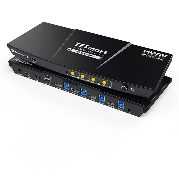 TESmart สวิตช์ KVM HDMI 4 พอร์ - Home Office Kvm Switch บทวิจารณ์และราคา