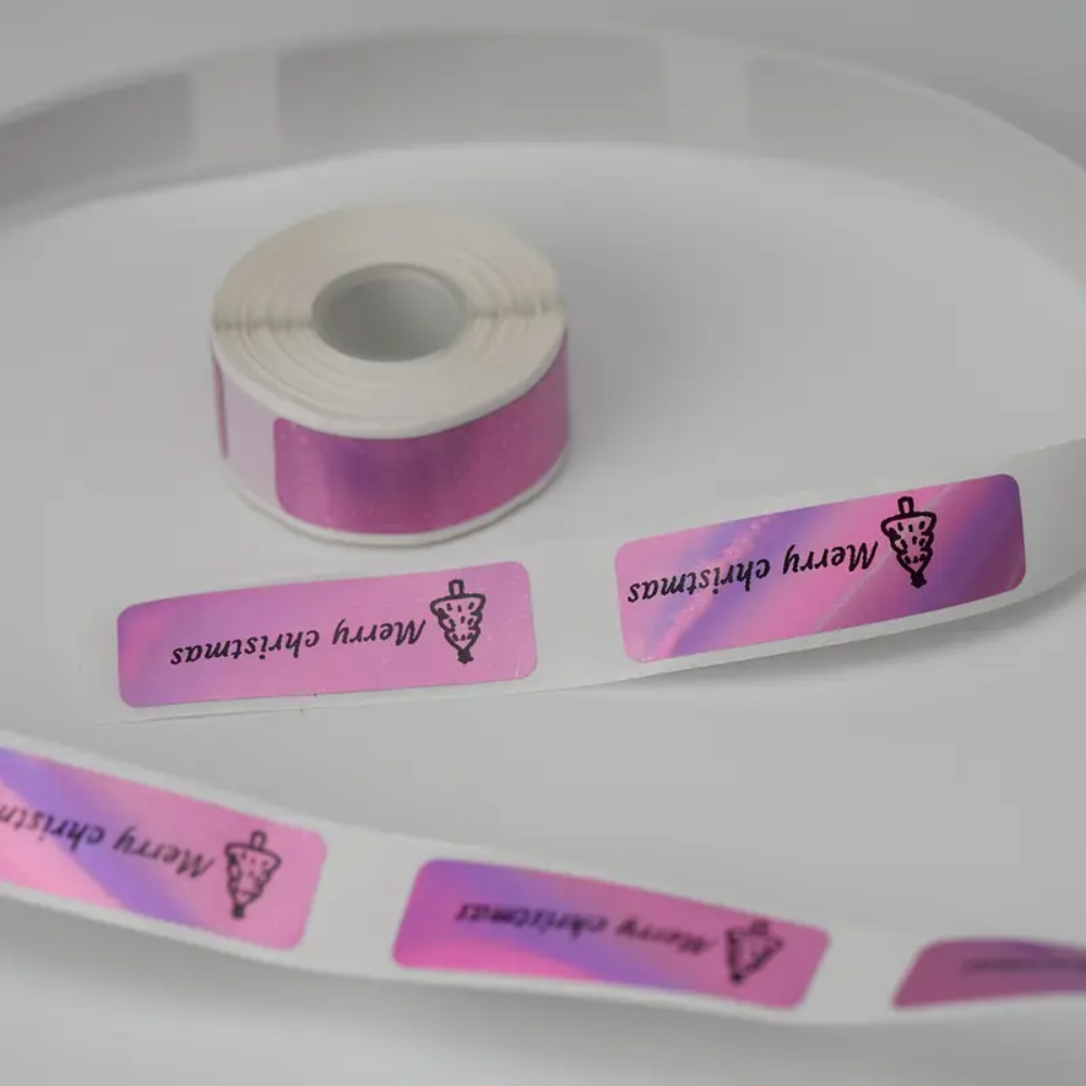2 ม้วน 12*40 มม. โฮโลแกรมสติกเ - Label Maker Machine บทวิจารณ์และราคา